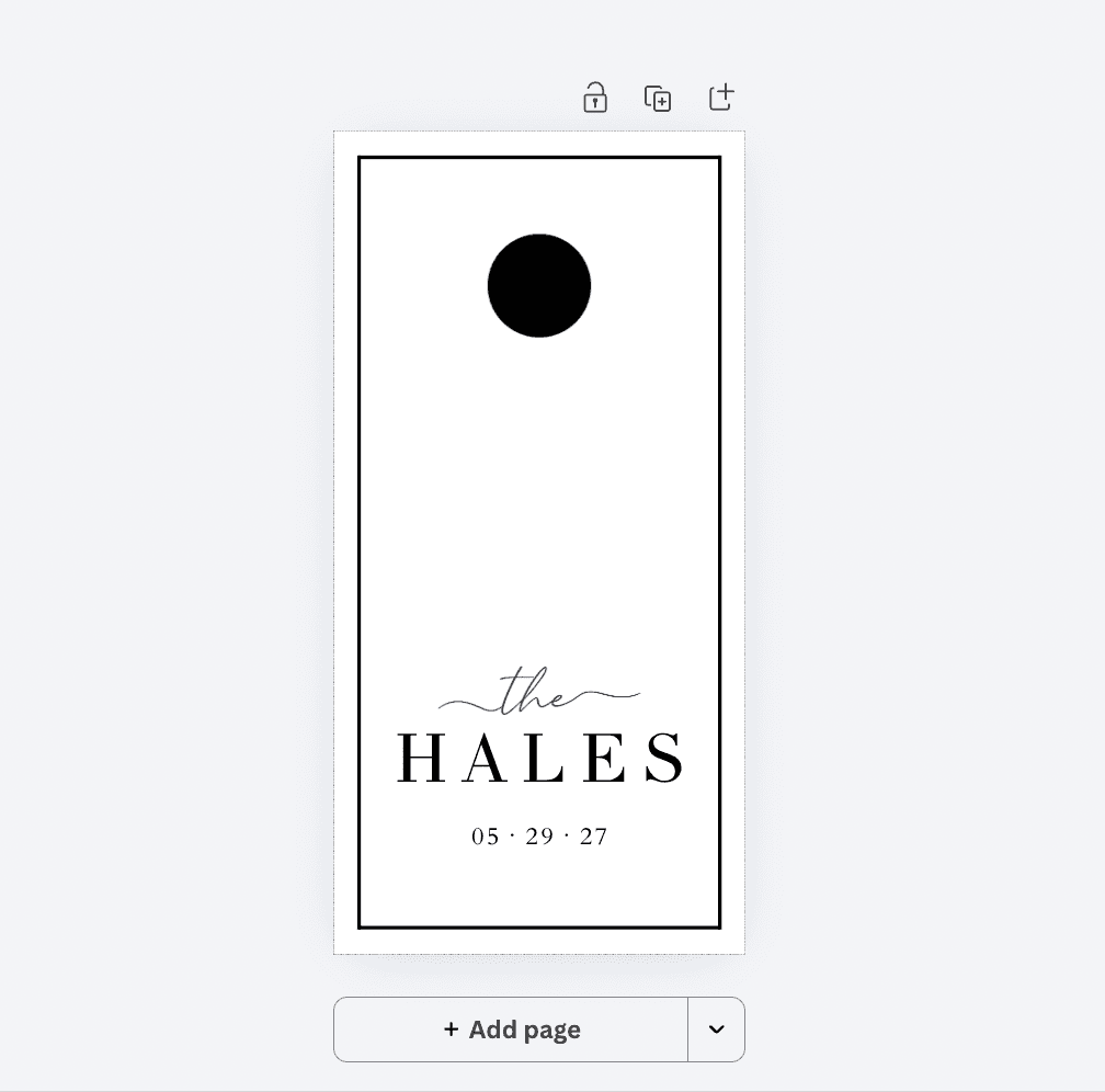 Cornhole (Canva Template)
