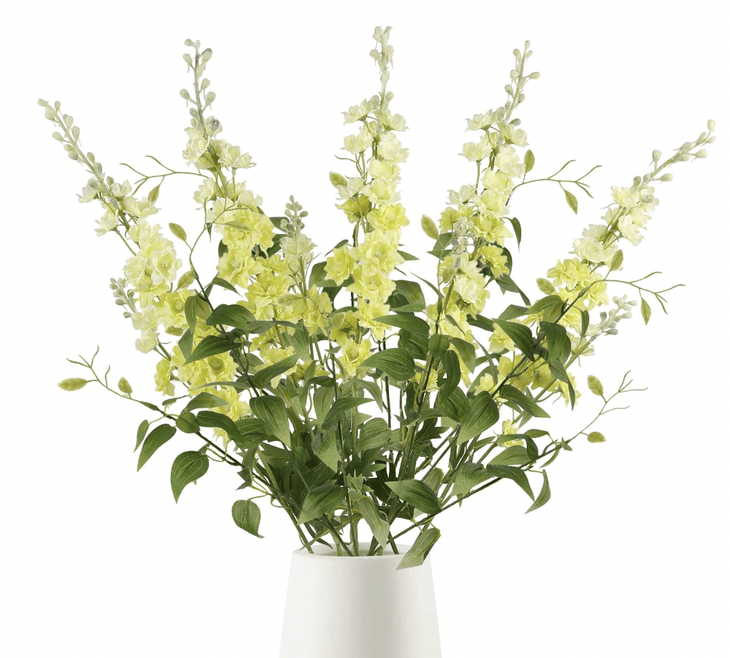 Delphinium, Light Green (9 stems)